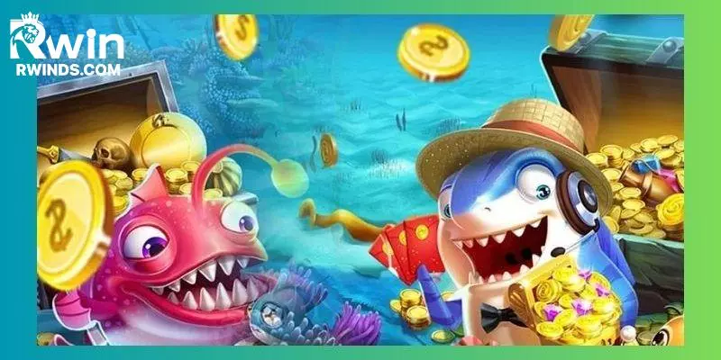 Bắn cá nhân ngư đổi thưởng cùng các loại súng xuất hiện trong game