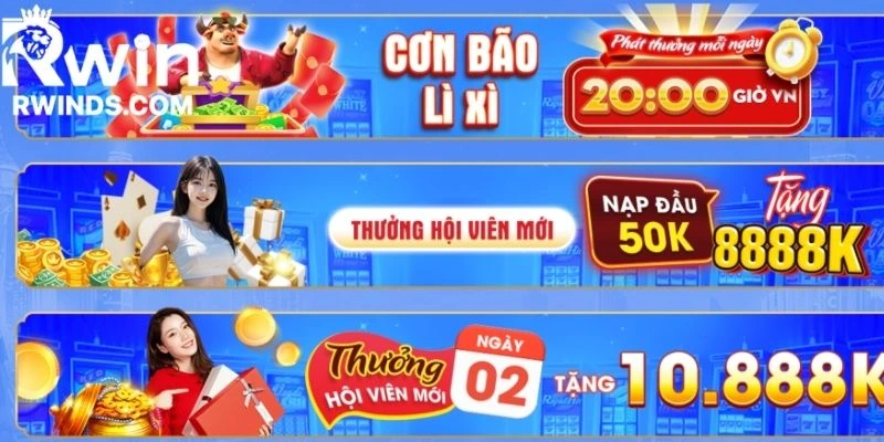 Khuyến mãi RWIN dành cho hội viên thân thiết