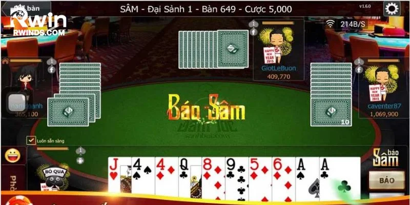 Đạt được báo sâm sẽ giúp bạn thắng lớn trong bài sâm lốc